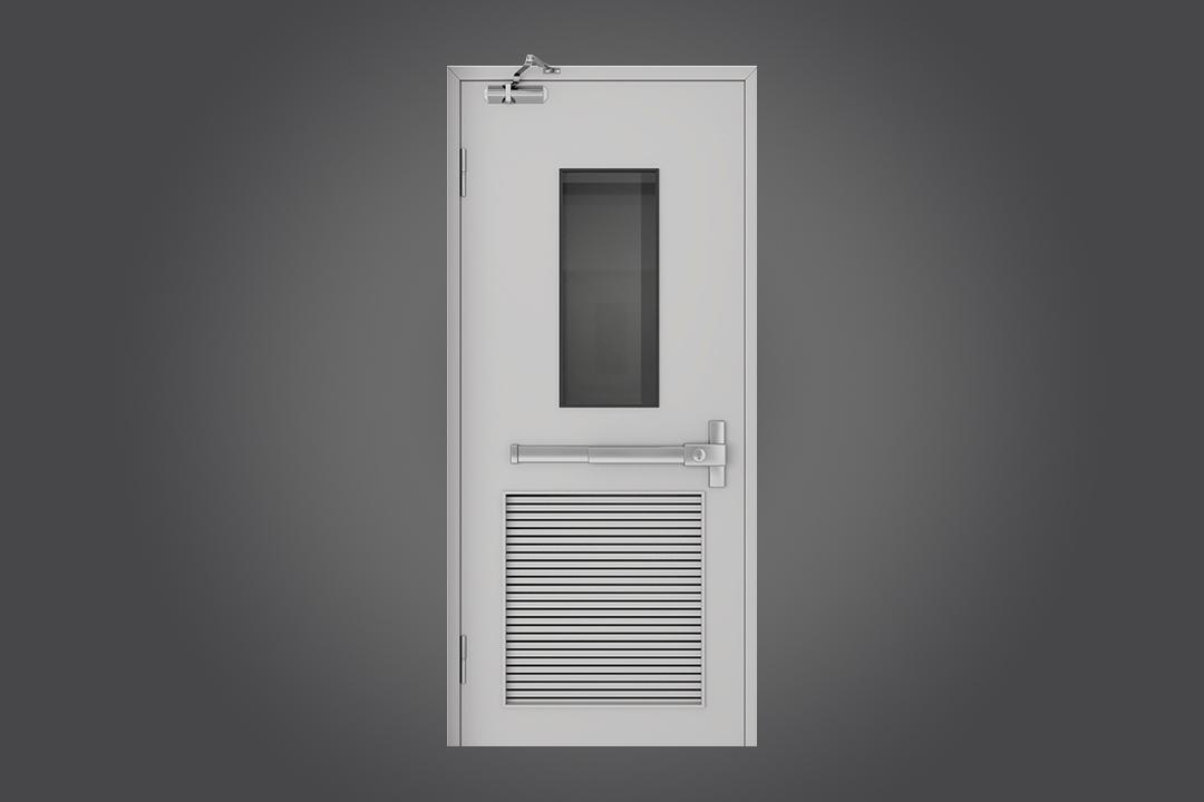 Ul Certified Commercial Double 60min Fire Rated Steel Doors