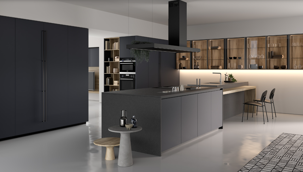 modern custom kitchen cabinet design for residential and commercial interiors-ais