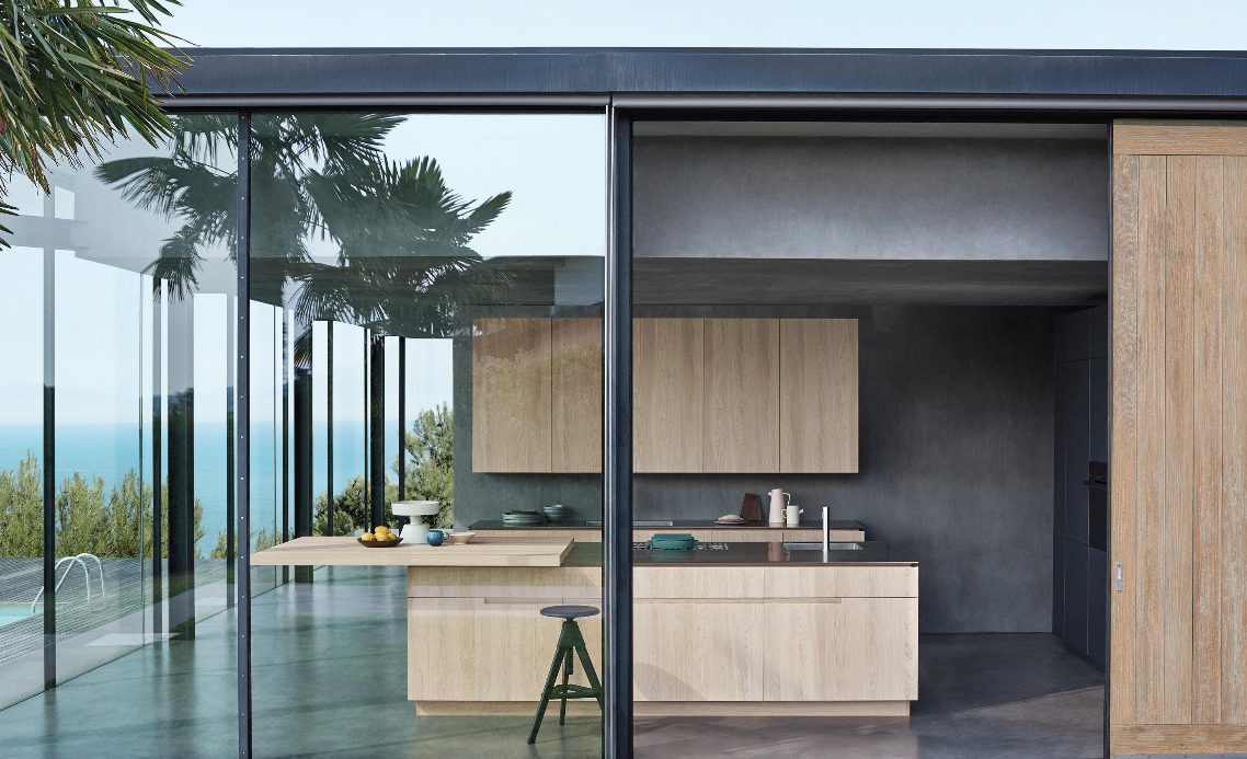 custom kitchen cabinets designed for commercial spaces, balancing space efficiency and aesthetic appeal-ais