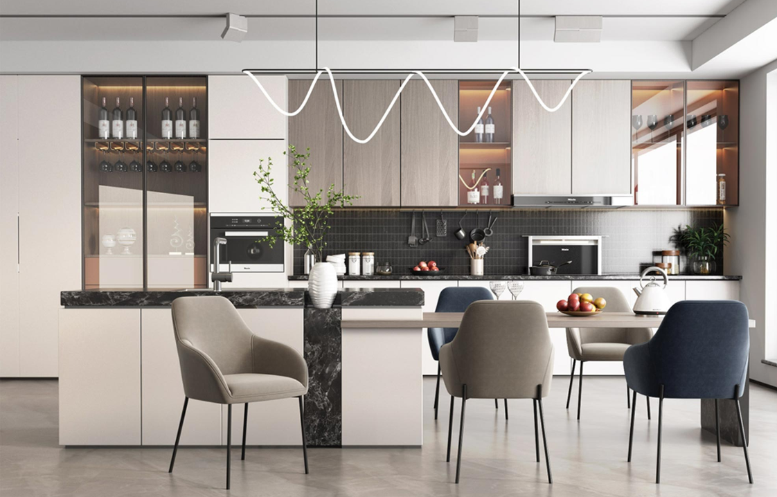 a selection of cabinet designs showcasing various options for businesses to choose from, emphasizing customization and functionality-ais