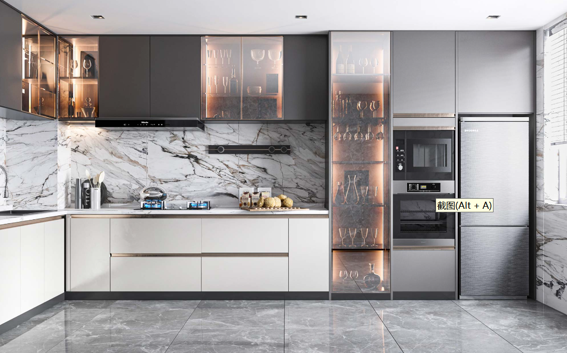 future kitchen cabinets featuring smart technology, eco-friendly materials, and innovative designs-ais