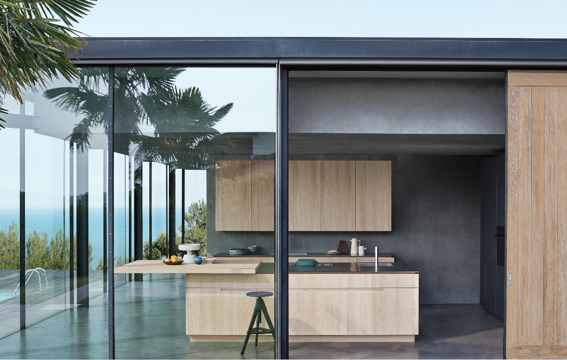 eco-friendly kitchen cabinets featuring sustainable materials and modern design, emphasizing the health and environmental benefits-ais