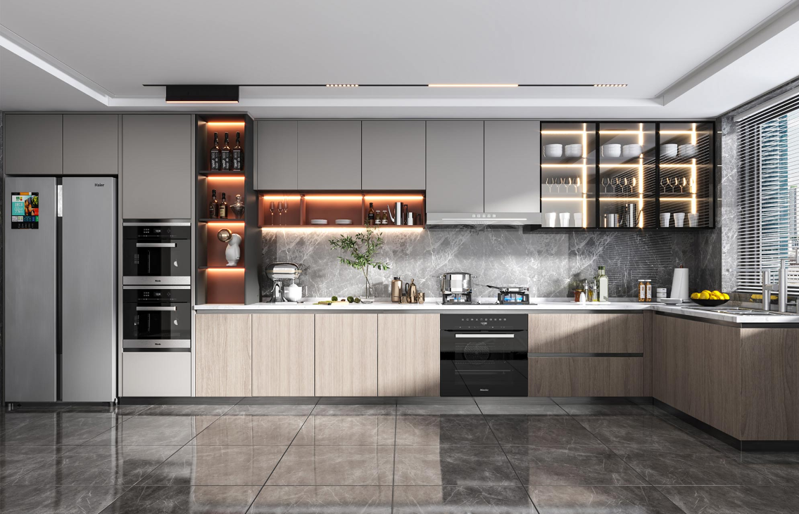 modern intelligent kitchen cabinets-ais