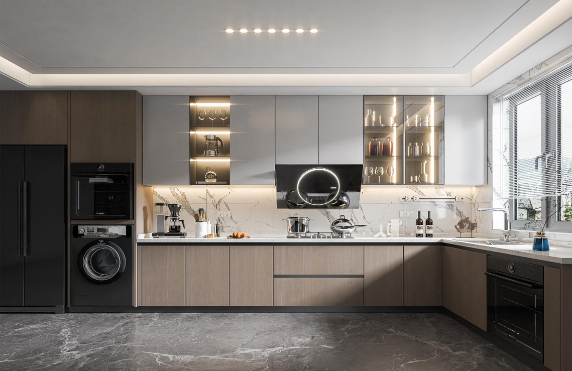 commercial exquisite kitchen cabinets-ais