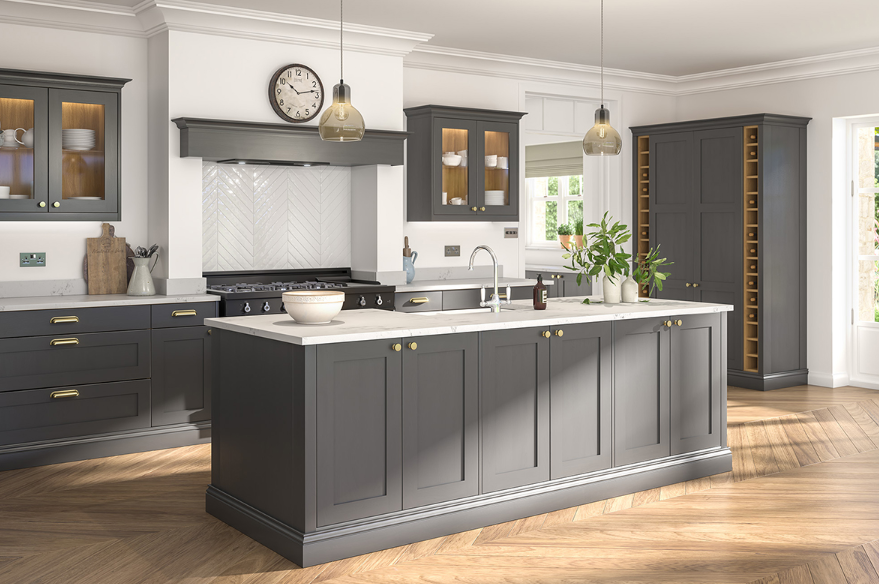 natural wood rta kichen cabinets-ais