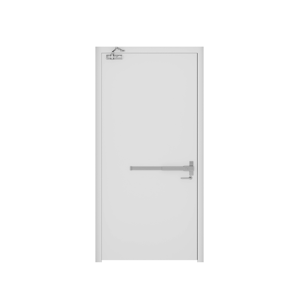 Professional 180 mintes fireproof time commercial fire rated steel door for project use